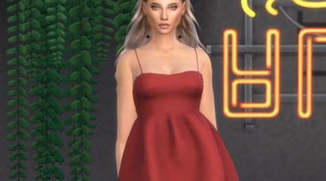 模拟人生4MOD No Tears Dress / Christopher067 连衣裙