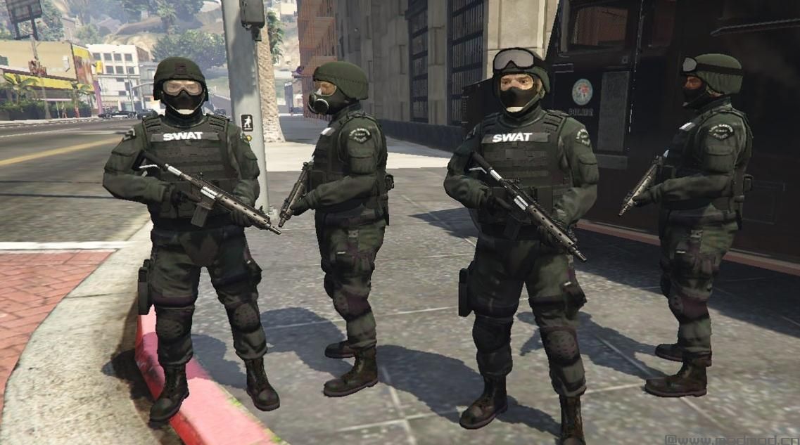 侠盗猎车手5「GTA5」Mod: SWAT - Special Forces of the US Police
