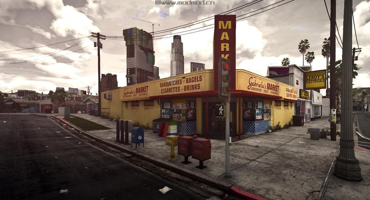 侠盗猎车手5「GTA5」Mod: LA Traffic signals