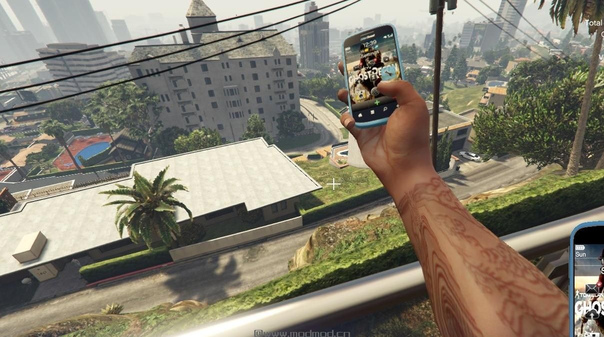 侠盗猎车手5「GTA5」Mod: Gaming Wallpapers For Franklin&rsquo;s Phone