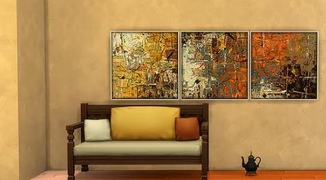 模拟人生4MOD Autumn on the wall 挂饰