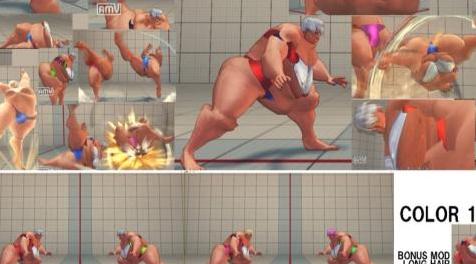 终极街霸4MOD BBW USF4 ELENA MOD 2