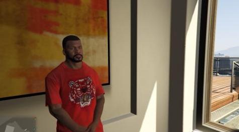侠盗猎车手5「GTA5」Mod: Red Kenzo T-Shirt
