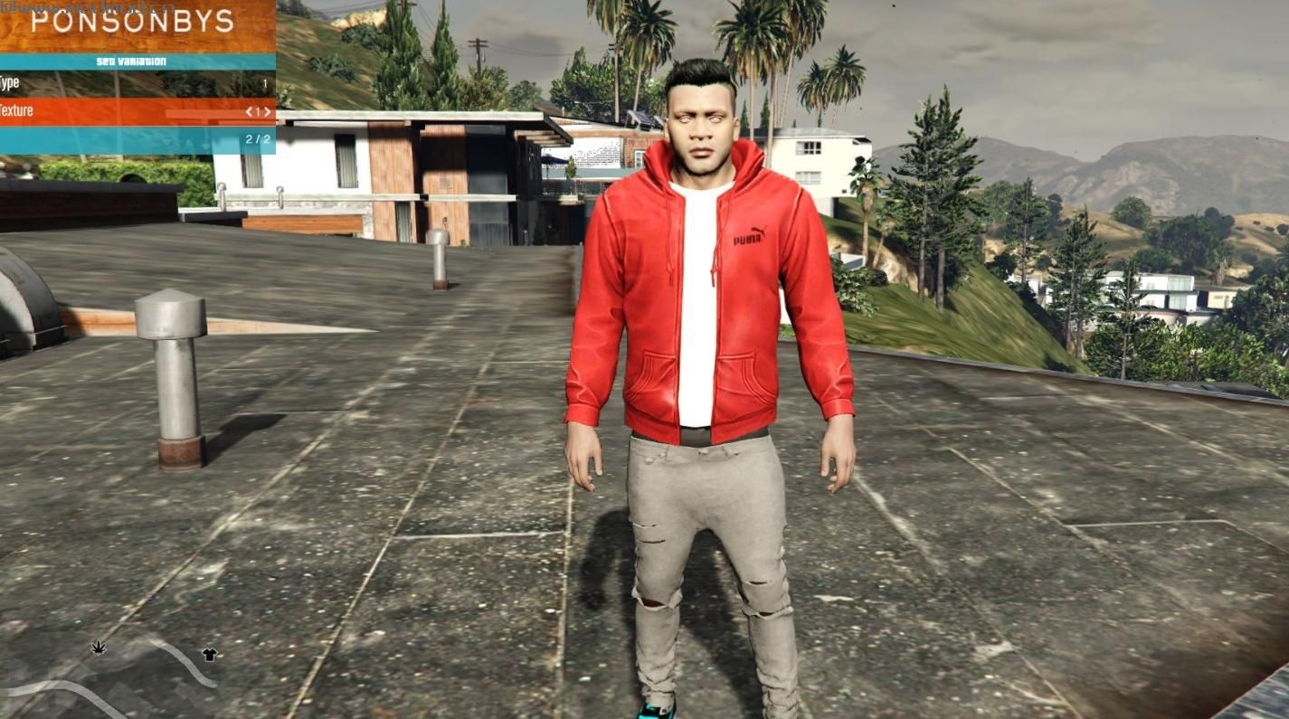 侠盗猎车手5「GTA5」Mod: Puma Hoodies