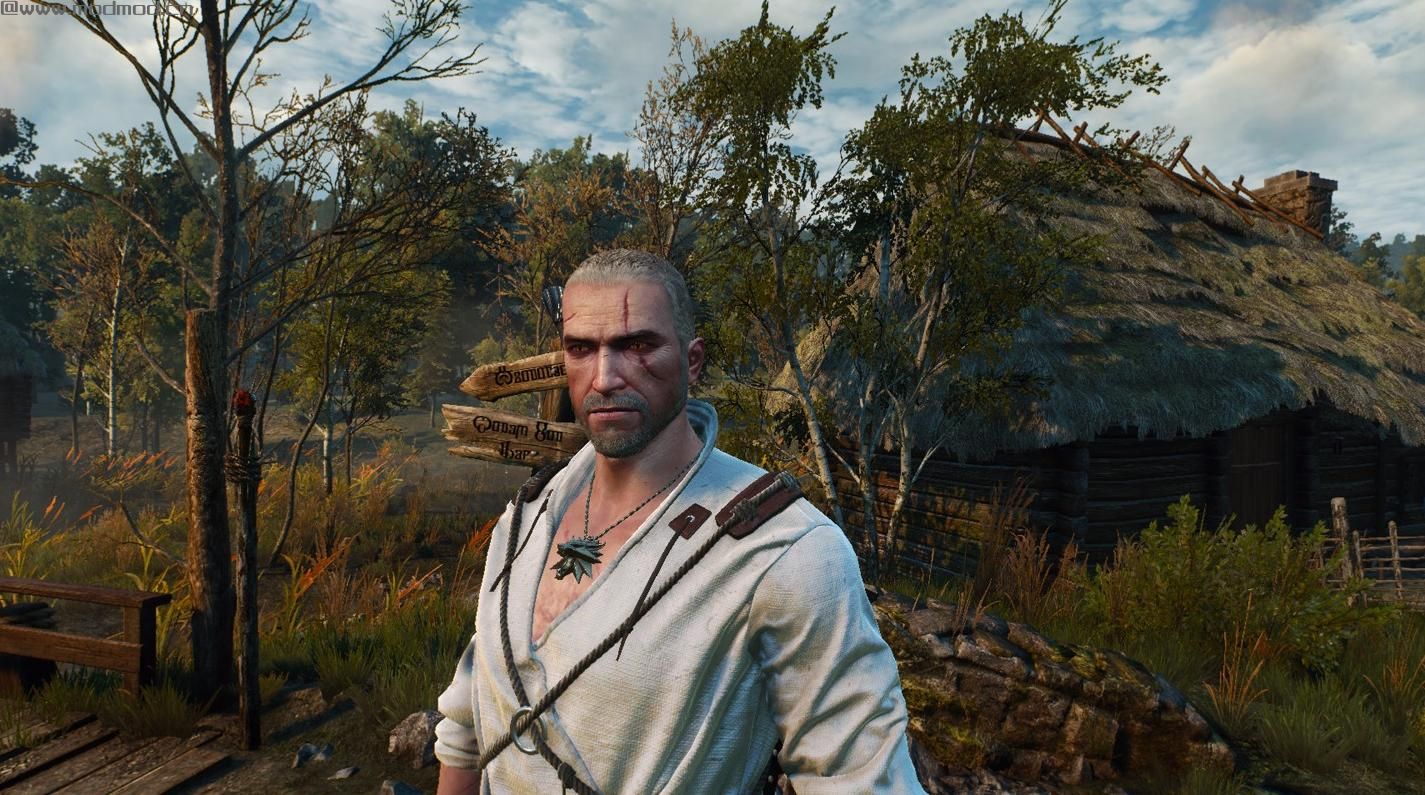 巫师3：狂猎MOD 短发Geralt