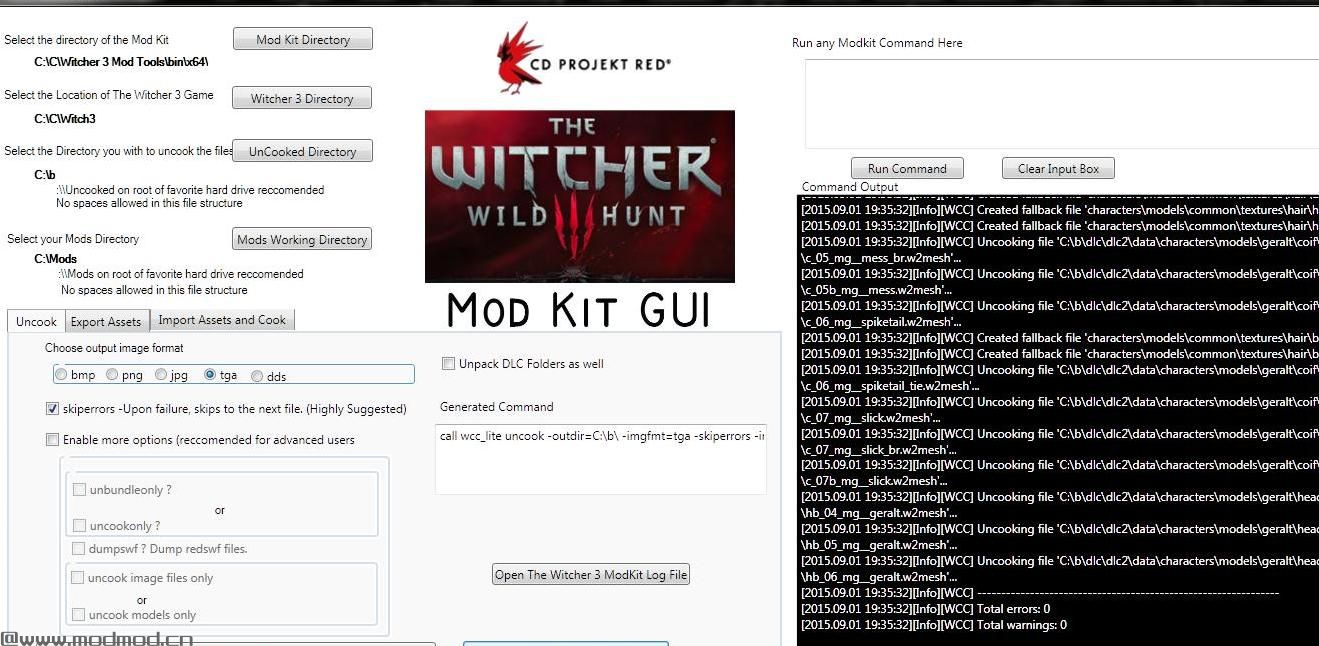 Mod Kit Gui工具用于DLC解压缩导入和导出资源