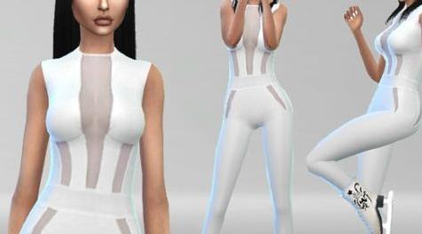 模拟人生4MOD Ice Skating Jumpsuit 连身衣