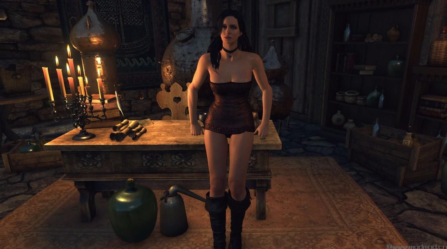 巫师3：狂猎MOD 性感Yennefer衣服