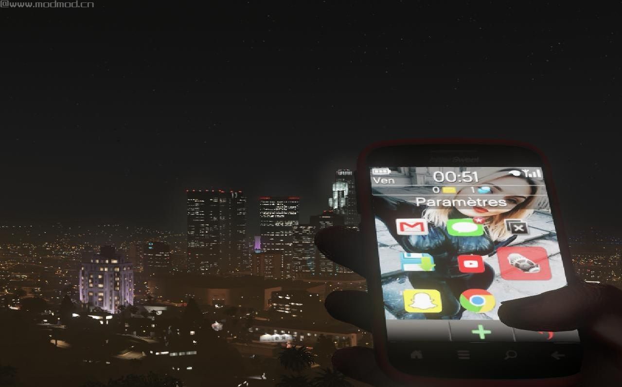 侠盗猎车手5「GTA5」Mod: Katerina Piglet Cell Phone Pack