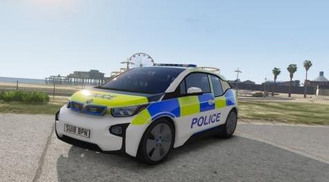 侠盗猎车手5「GTA5」Mod: BMW I3 Marked Generic Police Car