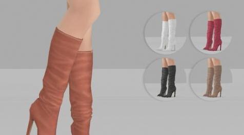 模拟人生4MOD Madlen Brulia Boots 长筒靴