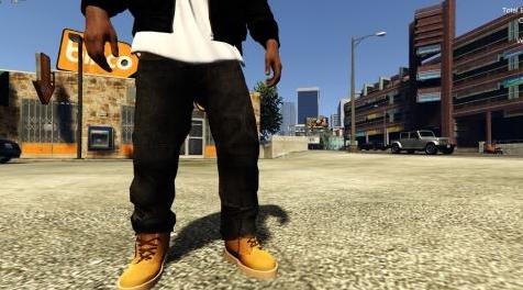 侠盗猎车手5「GTA5」Mod: New Jeans And Boots