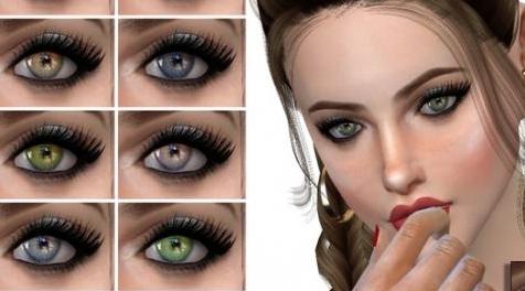 模拟人生4MOD S-Club WM ts4 Eyecolors 201822 眼线