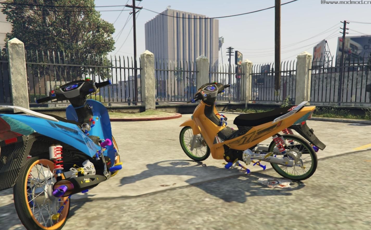 侠盗猎车手5「GTA5」Mod: Wave 125i 2010 carbon Paintjobs (BETA)