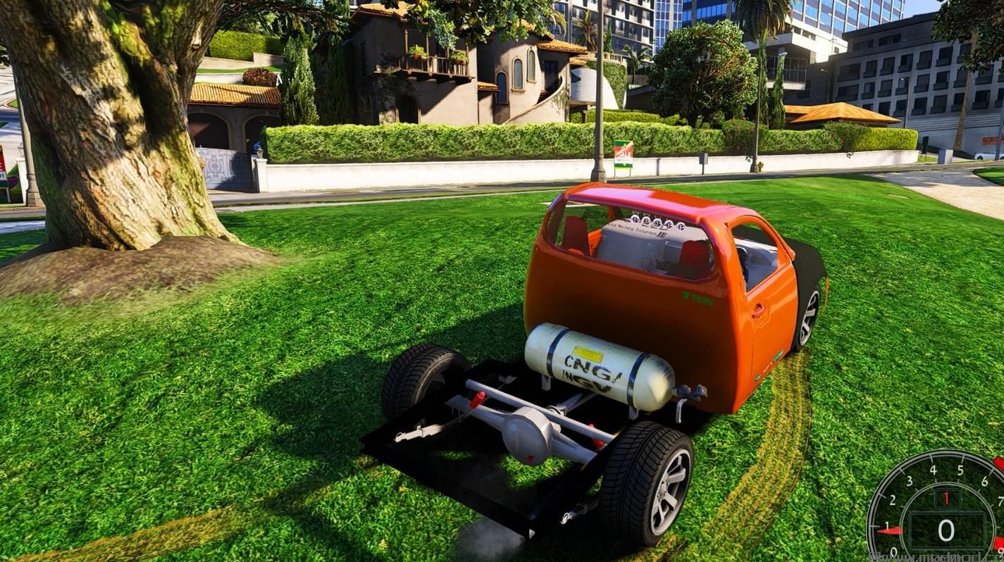 侠盗猎车手5「GTA5」Mod: Mitsubishi Triton Singel Cab Modify [Add-on]