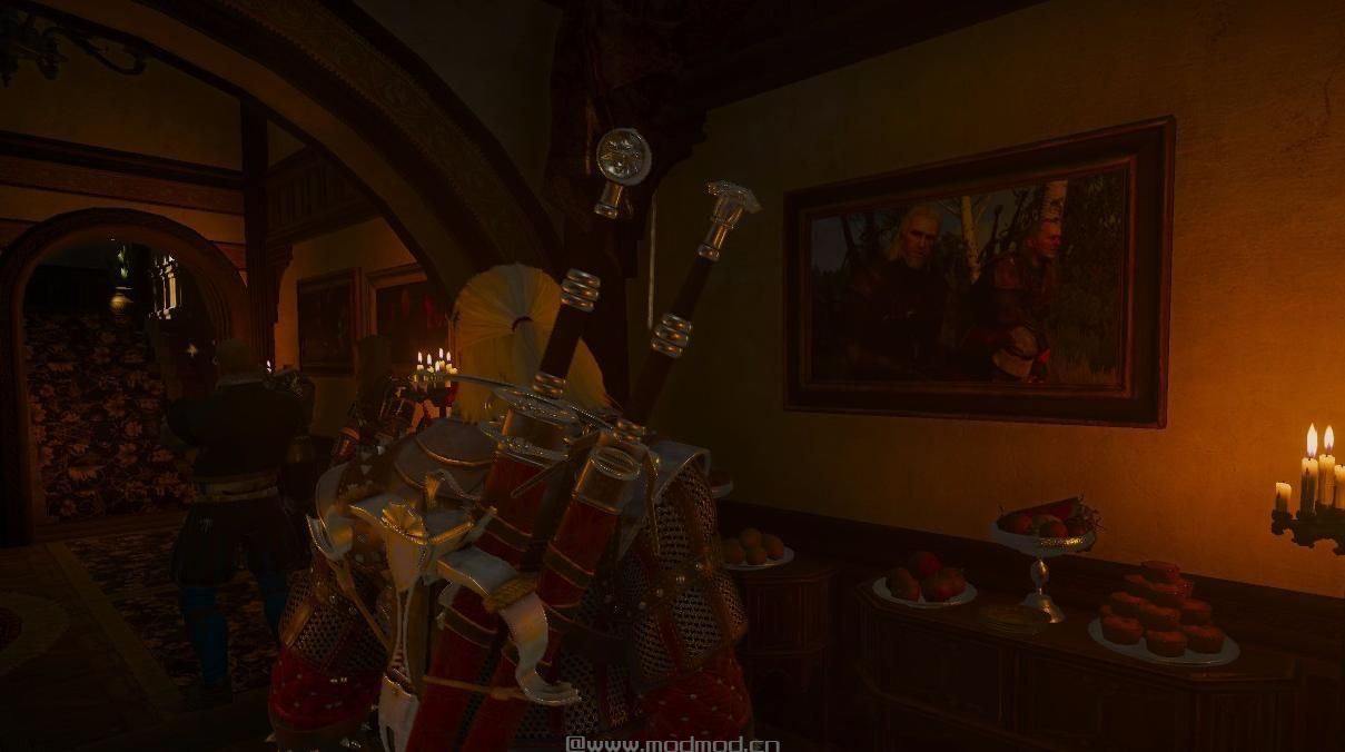 巫师3：狂猎MOD Corvo Bianco绘画作品改编