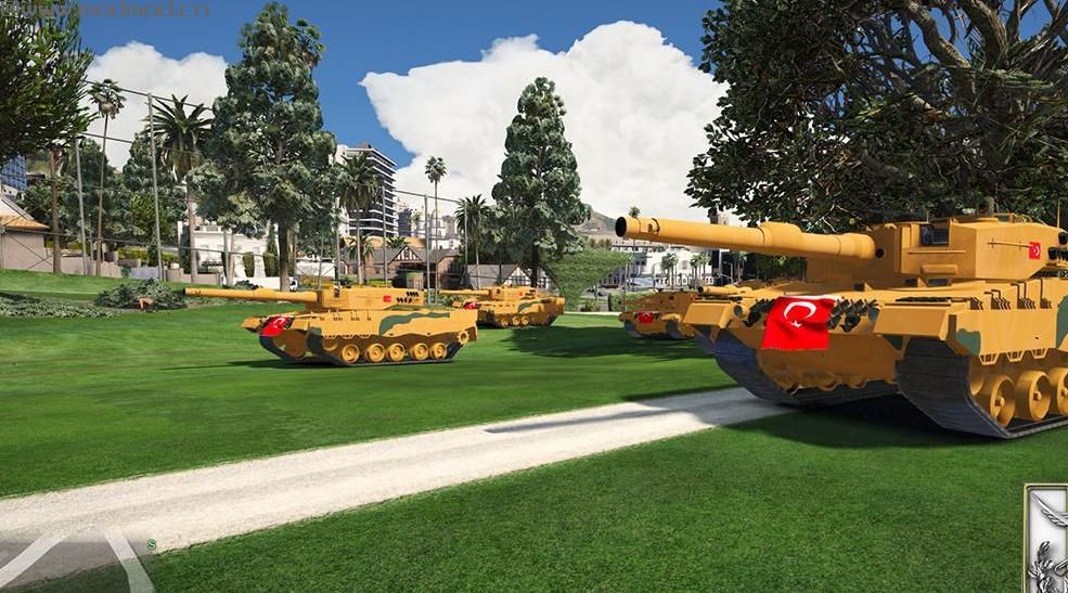 侠盗猎车手5「GTA5」Mod: Turkish Armed Forces leopard 2A4 afrin tank