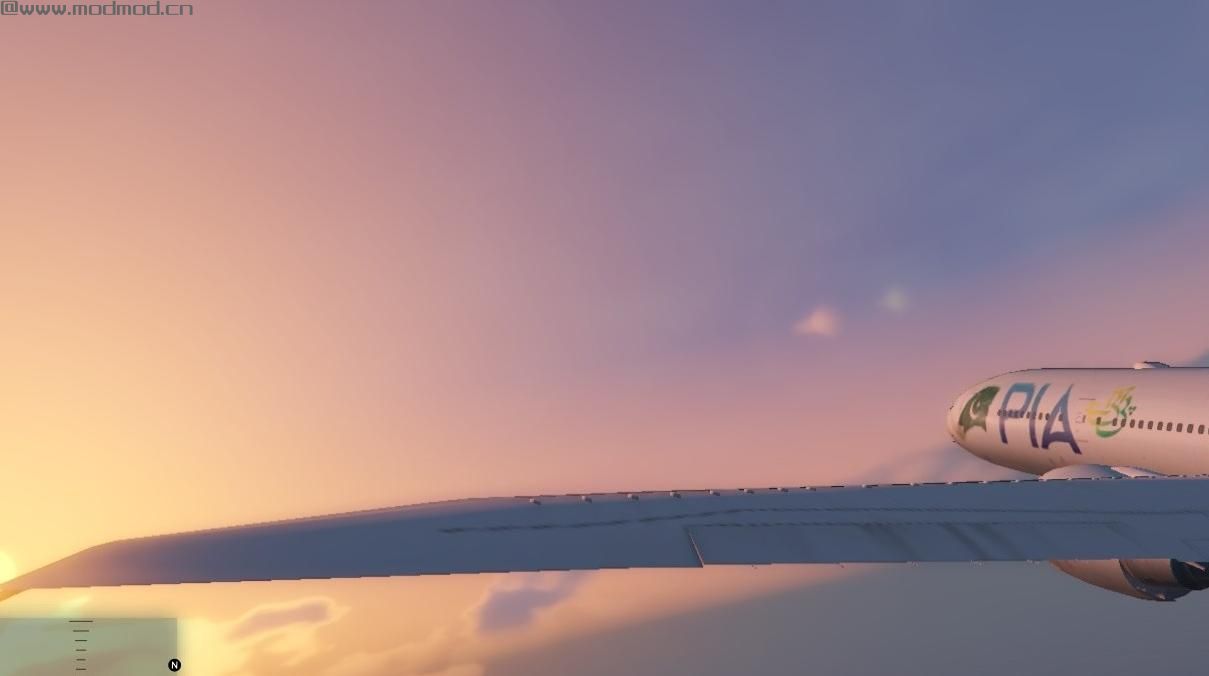 侠盗猎车手5「GTA5」Mod: Pakistan International Airlines PIA New Livery Boeing777-300