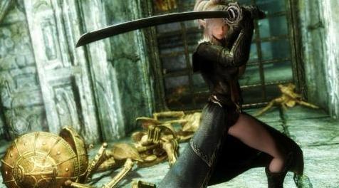 上古卷轴5：天际MOD 天际原版法袍7B替换版 前方高能，未成年童鞋请回避