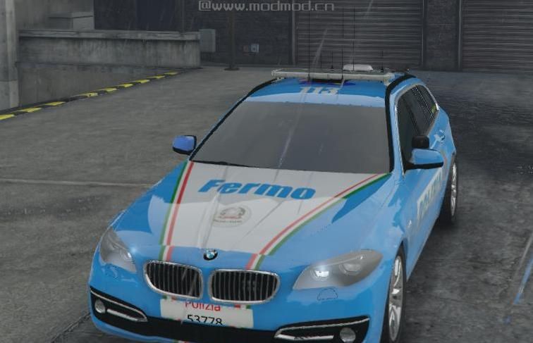 侠盗猎车手5「GTA5」Mod: BMW 525D POLIZIA ITALIANE[Replace]