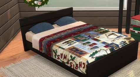 模拟人生4MOD Christmas Beddings 圣诞床上用品