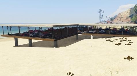 侠盗猎车手5「GTA5」Mod: BEACH CAR SHOWROOM