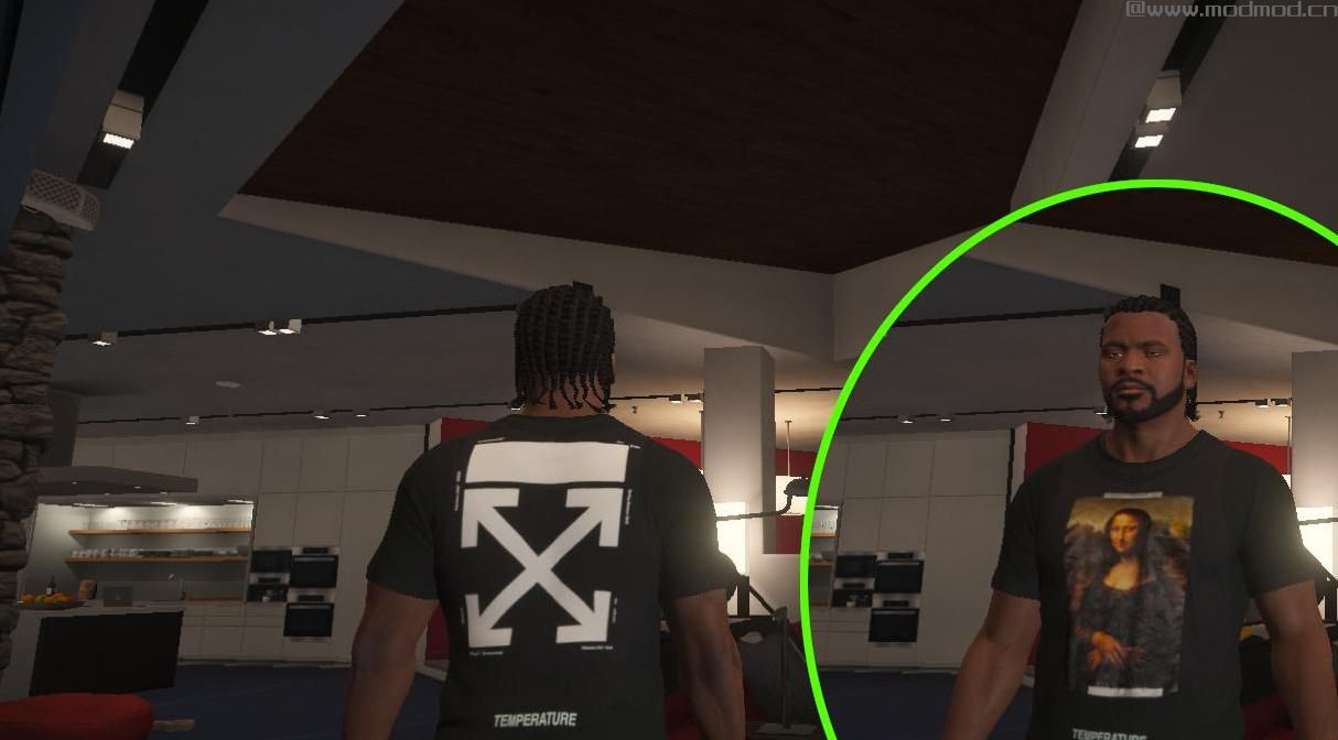 侠盗猎车手5「GTA5」Mod: Supreme & Off-White Clothing Pack For Franklin - Pablo007