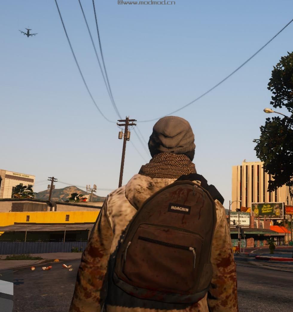 侠盗猎车手5「GTA5」Mod: Bloody / Dirty Hoodie for MP character