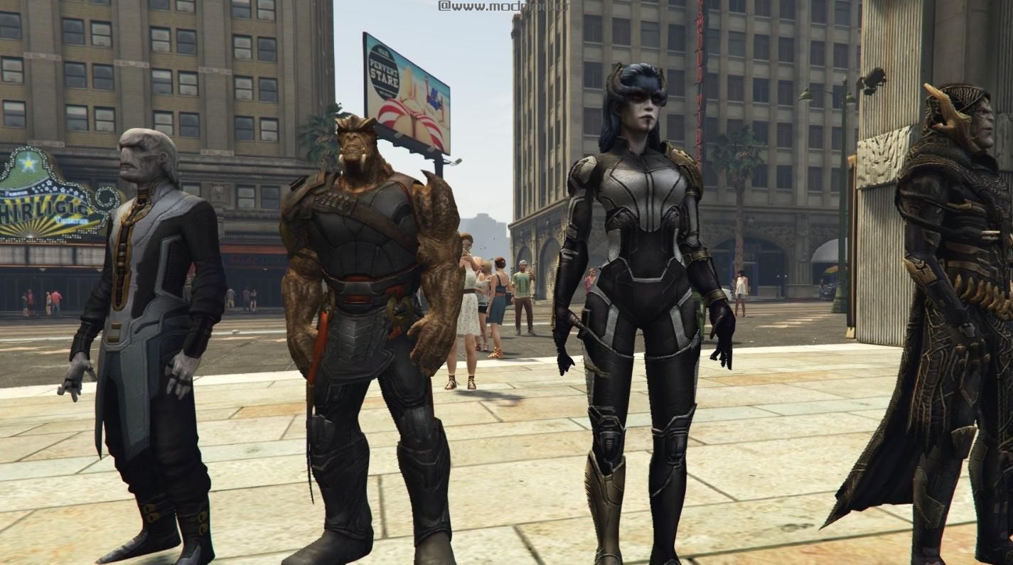 侠盗猎车手5「GTA5」Mod: Children Of Thanos Pack [Add-On Ped]