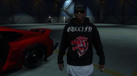 侠盗猎车手5「GTA5」Mod: Gucci Guccify Hoodie