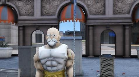 侠盗猎车手5「GTA5」Mod: Master Roshi / Turtle Hermit - Muscle Form