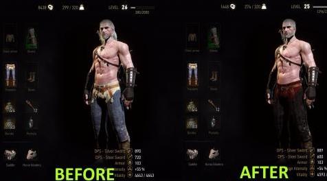 巫师3：狂猎MOD 选择裤子材质