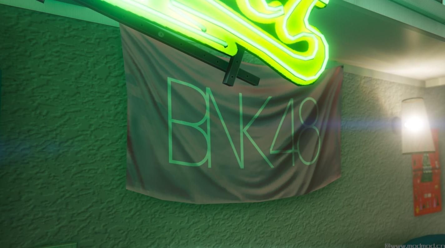 BNK48 Flag and Poster in Trevor’s house