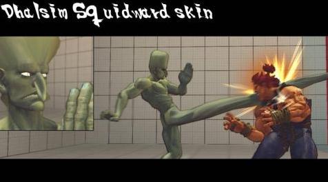 终极街霸4MOD Squidward mod