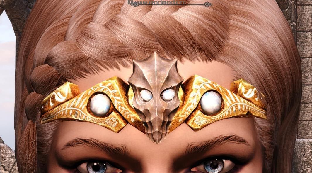 上古卷轴5：重置版MOD Dragon Priest DragonBorn Circlets Aetherial Crown SE
