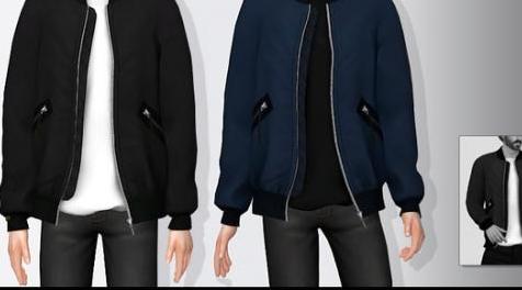 模拟人生4MOD Delson Bomber Jacket - For Children 外衣