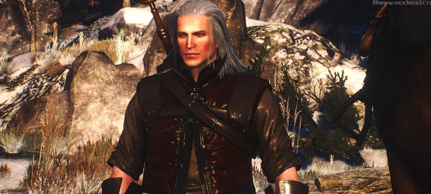 巫师3：狂猎MOD 年轻Geralt面部纹理