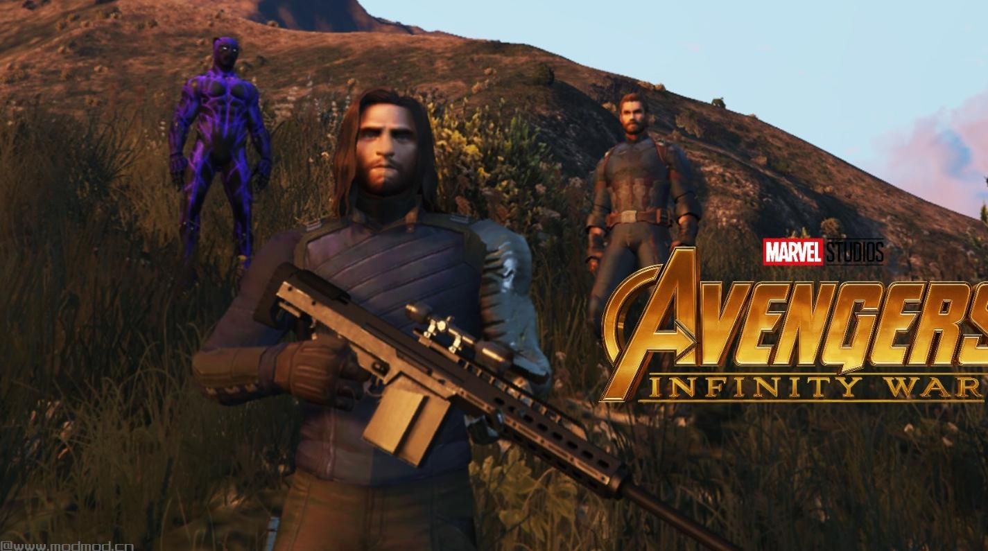 侠盗猎车手5「GTA5」Mod: Winter Soldier (Avengers Infinity War)