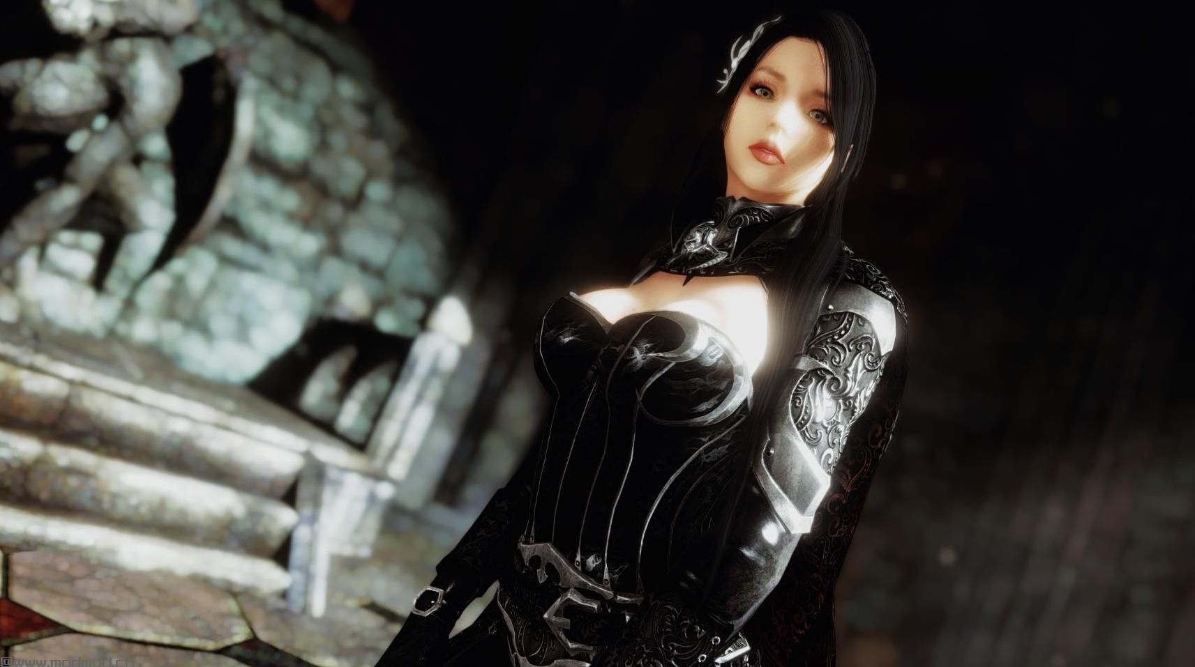 上古卷轴5：重置版MOD Lustmord Vampire Armor - SSE CBBE BodySlide（带物理）