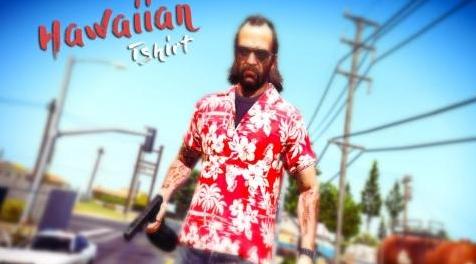 侠盗猎车手5「GTA5」Mod: Hawaiian Tshirt