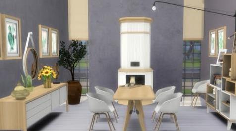 模拟人生4MOD kardofe_Dining room HAY 餐厅
