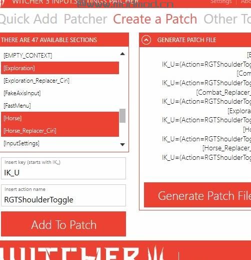 巫师3：狂猎MOD  Input.Settings补丁包