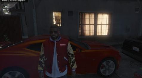 侠盗猎车手5「GTA5」Mod: Snake skin jordan supreme jacket