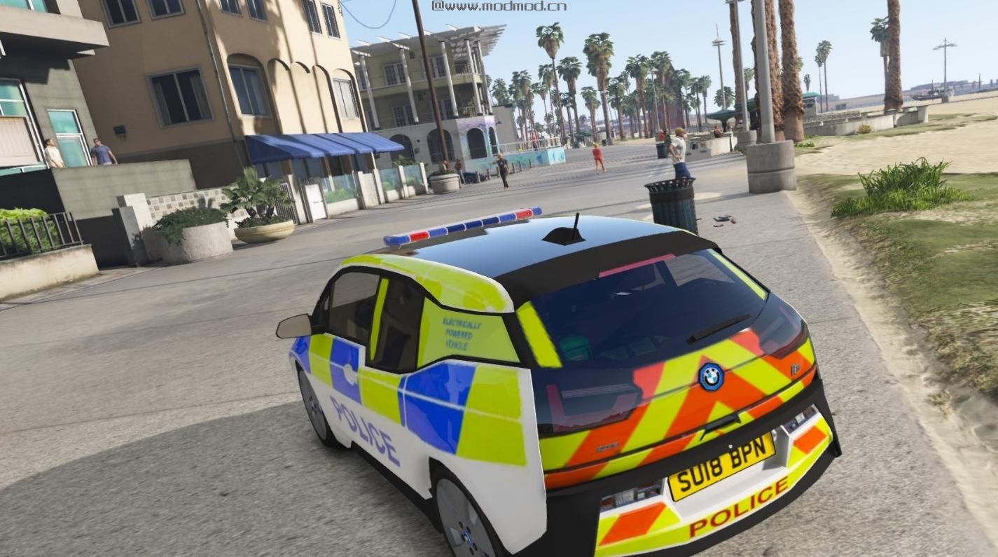 侠盗猎车手5「GTA5」Mod: BMW I3 Marked Generic Police Car