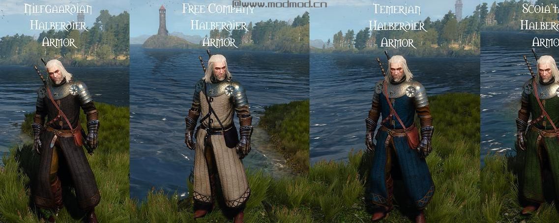 巫师3：狂猎MOD 戟兵铠甲的世界