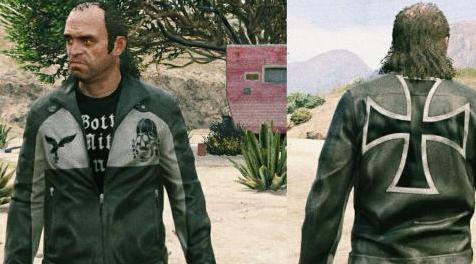 侠盗猎车手5「GTA5」Mod: German Motorcycle Jacket for Trevor