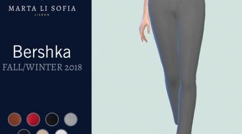 模拟人生4MOD Marta Li Bershka Chino trousers - City Living needed