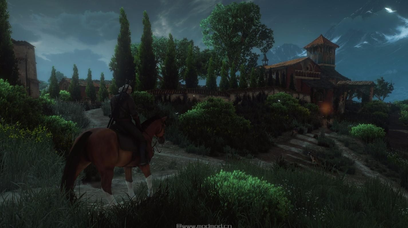 巫师3：狂猎MOD 多彩的光线效果--血与酒