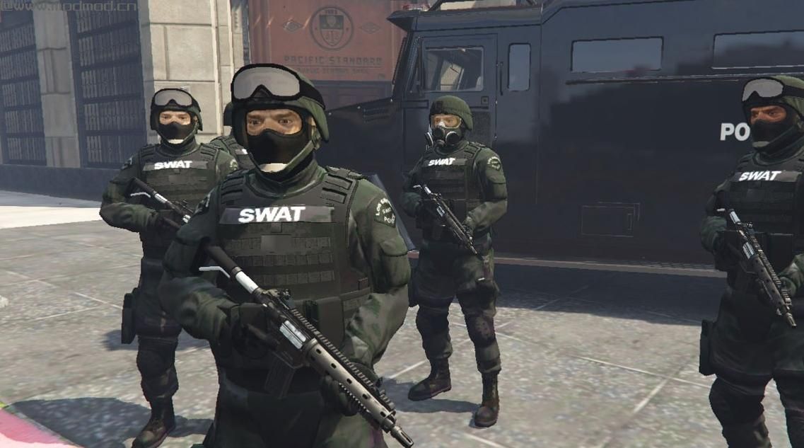 侠盗猎车手5「GTA5」Mod: SWAT - Special Forces of the US Police