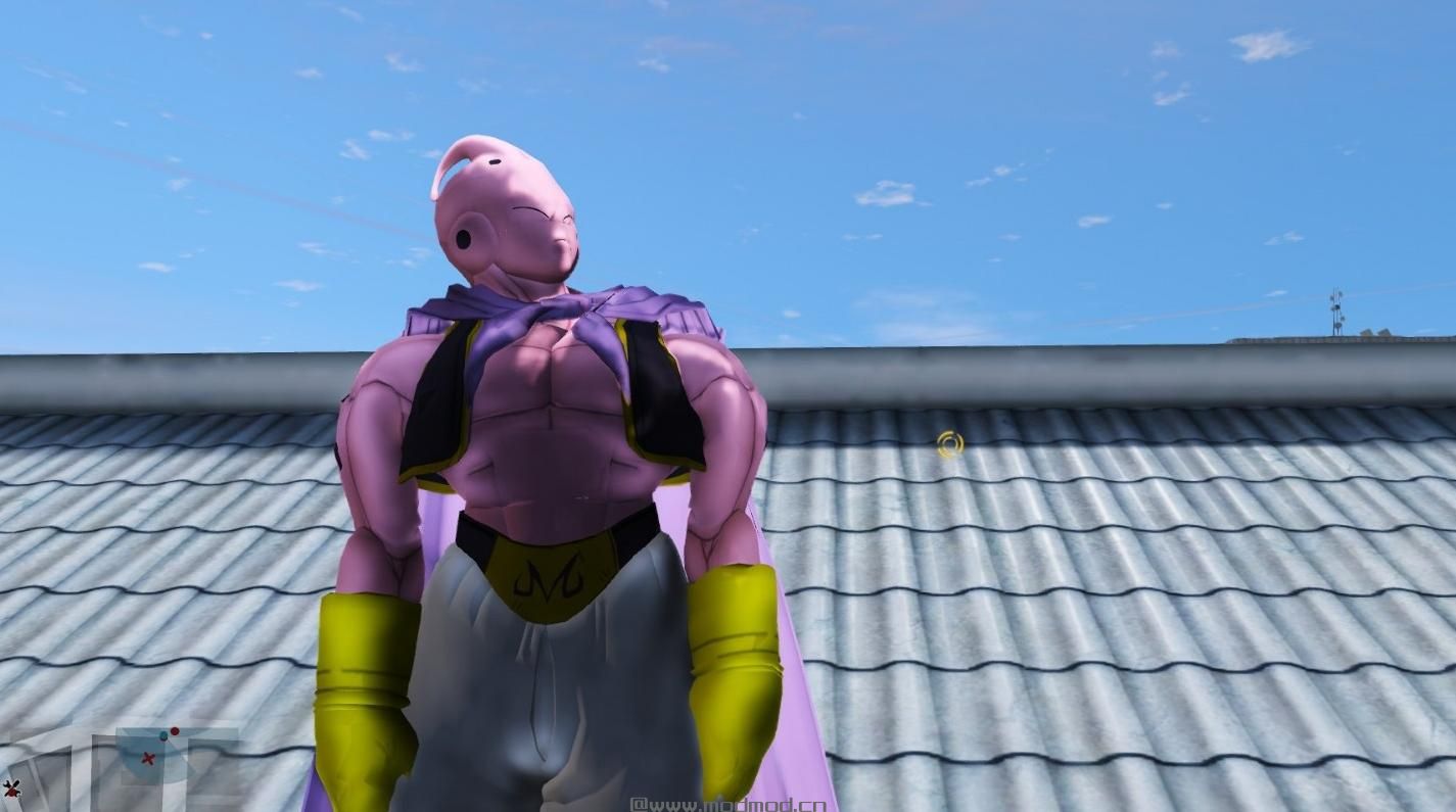 侠盗猎车手5「GTA5」Mod: Majin Buu - Fit Form / Fit Buu (Dragon Ball Super)